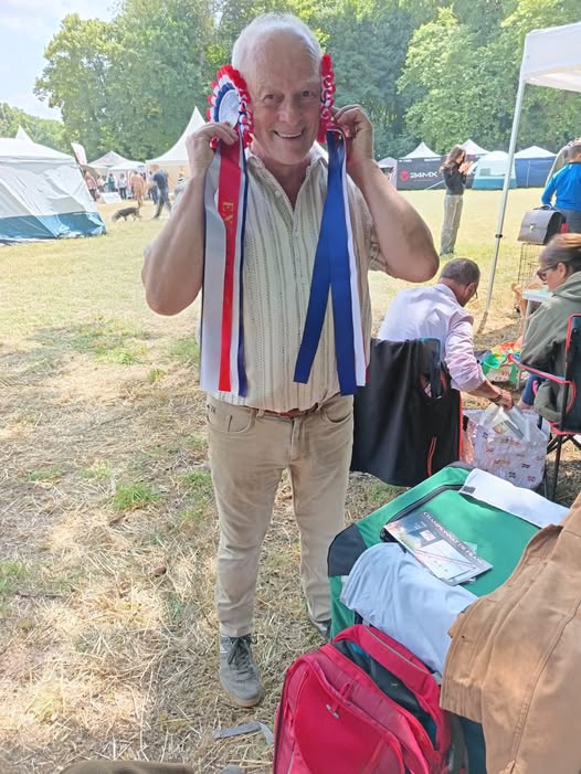 Un éleveur heureux